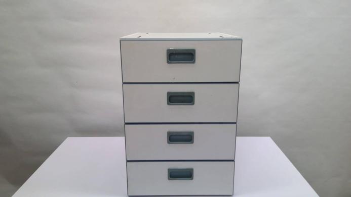 Vinitex 4 Drawer cabinet high White 450-cover