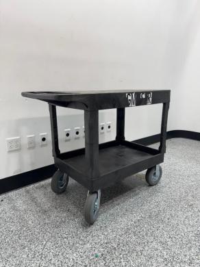 Uline Rolling Cart - Durable Laboratory Utility and Material Transport Cart-cover