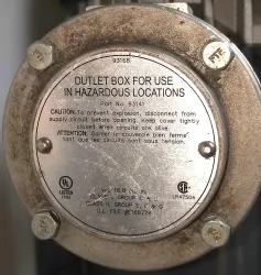 Marathon KQJ 56C34G5315J 1HP Single-Phase Hazardous Location Motor, 4 of 7