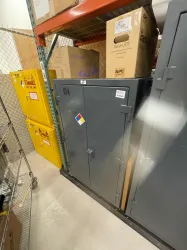 Capsacorp Steel Flammable Storage Cabinet with Double Doors and Hazard Label, 3 of 3