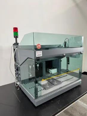 Tecan Abbott Enclosed Robotic Liquid Handler for Automated Lab Workflows