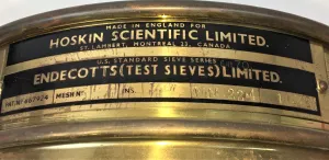 Endecotts 8" Brass Frame Test Sieve Kit, ASTM E-11 Standard, Set of 6, 3 of 13