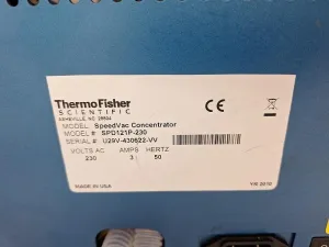 Thermo Scientific Savant SPD121P SpeedVac Vacuum Concentrator, 2 of 9