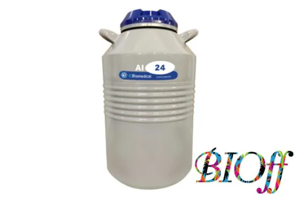 IC Biomedical AI24-11M 24 L Liquid Nitrogen Storage Dewar
