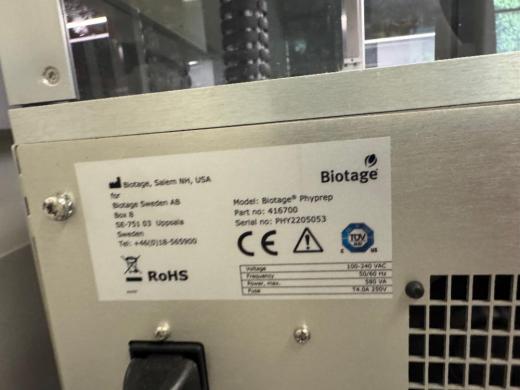 Biotage PhyPrep Automated Plasmid Purification System with Integrated Peristaltic Pump-cover