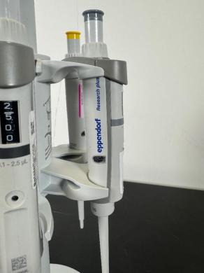 Eppendorf Research Plus Single-Channel Manual Pipettes Set with Stand, Six Volume Ranges-cover