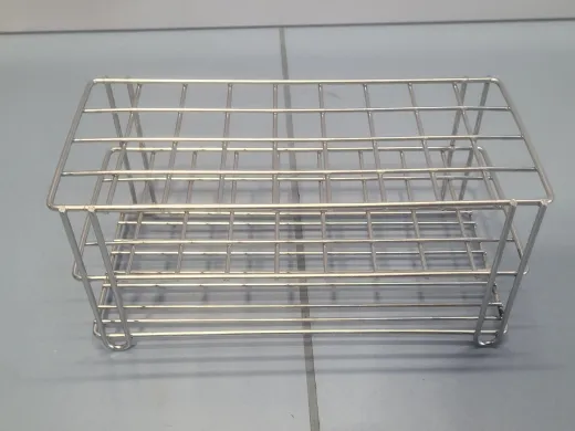 36-Slot Stainless Steel Test Tube Rack (20/21mm)