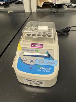 Benchmark Scientific My Block Mini Dry Bath Heat Block with Interchangeable Wells for Tubes and PCR Strips-cover