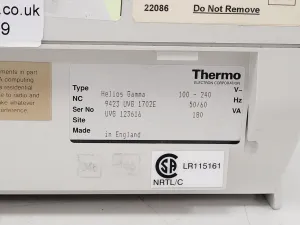 Thermo Electron Corporation Helios Gamma UV-Vis Spectrophotometer, 3 of 7
