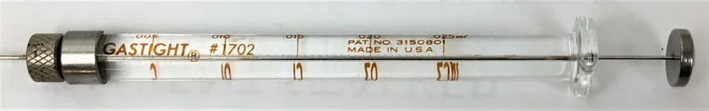 Hamilton 80230 Gastight 1702RN Injection Syringe - 25 µL