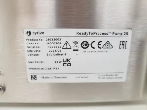 Cytiva ReadyToProcess Pump25 Peristaltic Pump Lab, 9 of 12