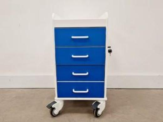 9 x MilliporeSigma Compact 4 Drawer Locking Cart Lab-cover