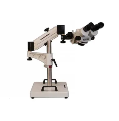 Meiji Techno EMZ-5 Zoom Stereo Microscope with MA502 Eyepieces on SAS-4 Articulating Boom Stand