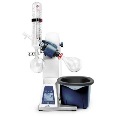 SCILOGEX SCI100-Pro 5L Rotary Evaporator, Vertical Coiled Condenser, Motorized Lift-cover