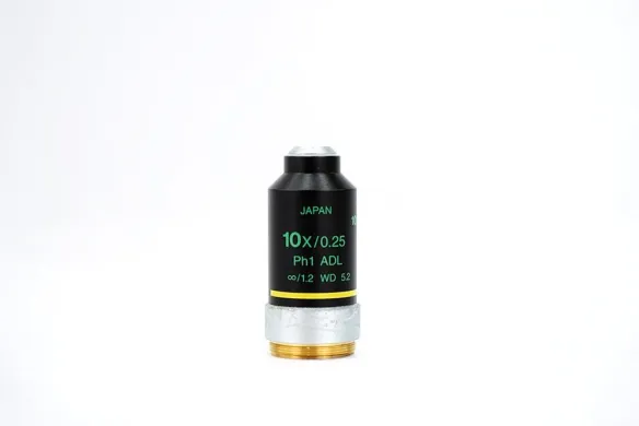 Nikon LWD 10x/0.25 Ph1 Phase-Contrast Microscope Objective