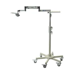 Accu-Scope Rolling Floor Stand with Adjustable Height and Articulating Arm, 2 of 6
