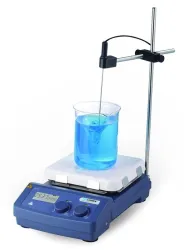 Scilogex SCI550-Pro LCD Digital 7 x 7 Magnetic Hotplate Stirrer, ceramic-glass plate, with PT1000 Sensor & Sensor Stand, 2 of 3