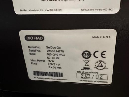 Bio-Rad Gel Doc Go Imaging System for Nucleic Acid and Protein Gel Documentation-cover