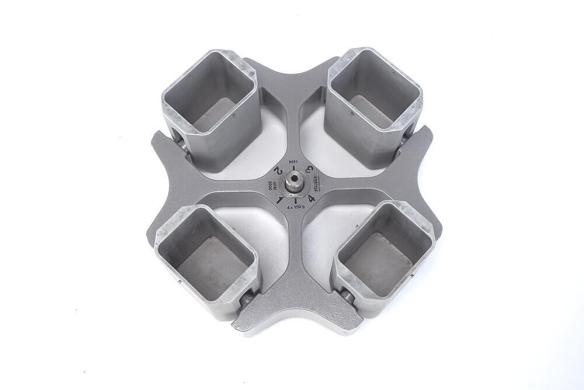 Hettich 1494 Swing-Out Rotor with 4 × 1427 Rectangular Buckets for UNIVERSAL 320/320R-cover