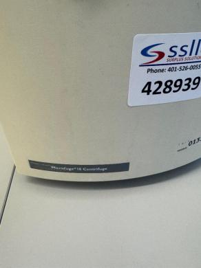 Beckman Coulter Microfuge 18 Centrifuge-cover