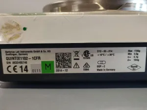 Sartorius Quintix 1102 1CFR Precision Balance 1100g/0.01g, 5 of 12