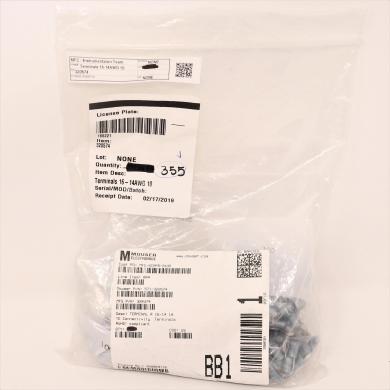 TE Connectivity 320574 PIDG Ring Tongue Terminal, 16-14 AWG, #10, Pack of 355-cover
