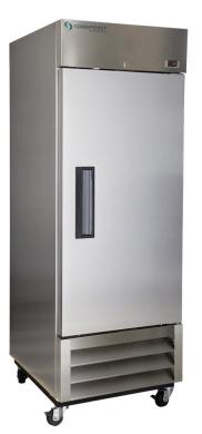 Corepoint Scientific GPR231SSS-0 1C to 10C Single Swing Solid Door Stainless Steel Laboratory Refrigerator-cover