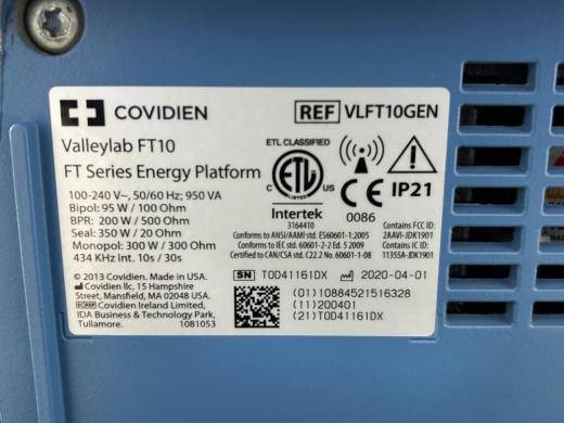 Covidien Valleylab FT10 Electrosurgical Energy Platform for Advanced Surgical Procedures-cover