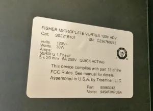 Fisher Scientific Microplate Shaker Vortexer for Controlled Microplate Agitation, 9 of 10