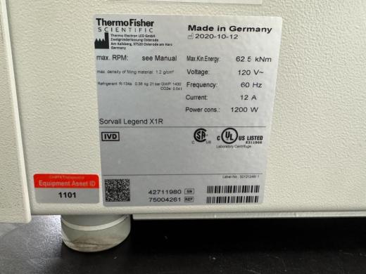 Thermo Scientific Sorvall Legend X1R Refrigerated Benchtop Centrifuge with Digital Controls-cover