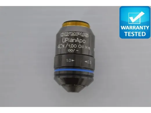 Olympus UPlanApo 40x/1.00 Oil Iris Microscope Objective Unit 2