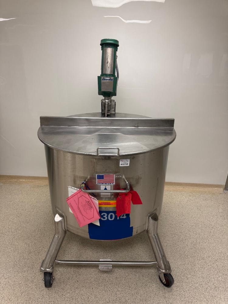 Precision Stainless 600L Stainless Steel Mixing Tank with Lightnin Mixer