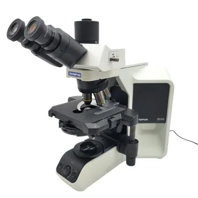 Olympus BX43 LED Upright Microscope with Fluorite Optics, Phase Contrast, and Trinocular Head