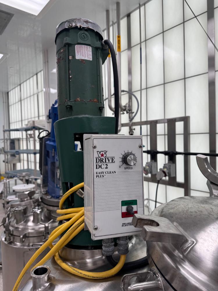 Precision Stainless Jacketed Stainless Steel Reactor with Integrated Motor Drive