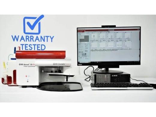 BD Accuri C6 Plus Flow Cytometer 2 Laser 4 Color w/C-Sampler-cover