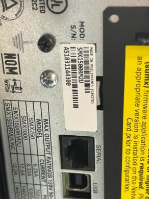 APC SMX1500RM2U Rack-Mount Uninterruptible Power Supply (UPS) 1200W, 2U Form Factor-cover