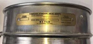 Tyler #500 Stainless Steel 8" Sieve with 25μm Aperture, 2 of 2