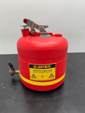 Justrite Safety Lab Can for Safe Laboratory Flammable Liquid Storage-cover