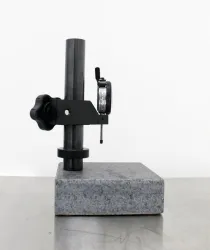 CDI Chicago Dial Indicator Base Stand 6066-1S with 6x6 Granite Base and Steel Stem, 6 of 8