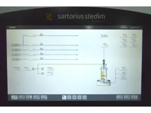 Sartorius Biostat B-DCU 4-Fold Single-Use Cell Culture Bioreactor System with Univessel SU Vessels, 4 of 65