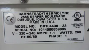 Thermolyne 5233 Thermostatic Block, 4 of 4