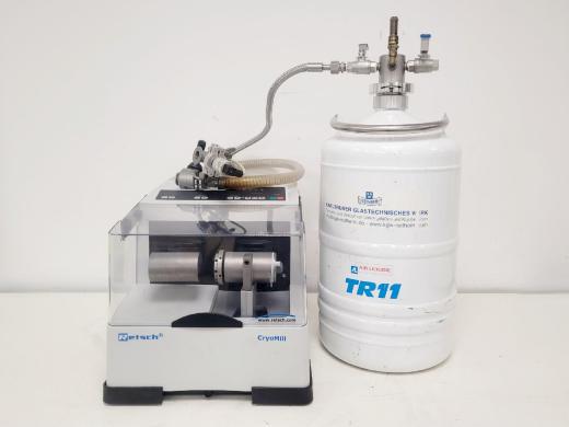 Retsch CryoMill Cryogenic Grinder with Air Liquide TR11 Dewar for Laboratory Use-cover