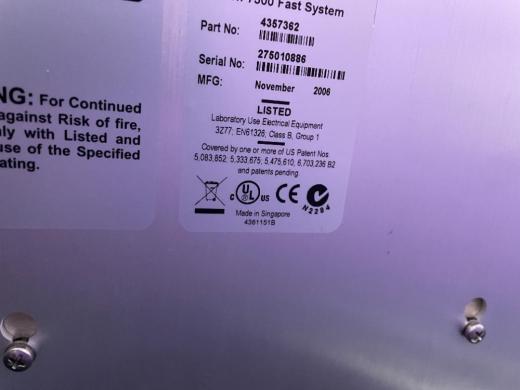 Applied Biosystems 7500 Fast Real Time PCR System-cover