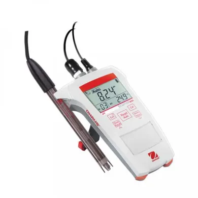 Ohaus ST300 Portable pH/ORP Meter with Temperature Sensor and 3-Point Calibration