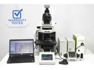 Olympus BX63 Upright Fluorescence Motorized Microscope BX63F with New Fluorescence Filters, 1 of 61