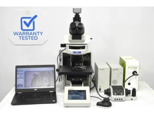 Olympus BX63 Upright Fluorescence Motorized Microscope BX63F with New Fluorescence Filters
