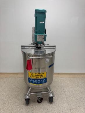 Precision Stainless 80L Stainless Steel Mixing Tank with SPX Flow Lightnin Mixer-cover