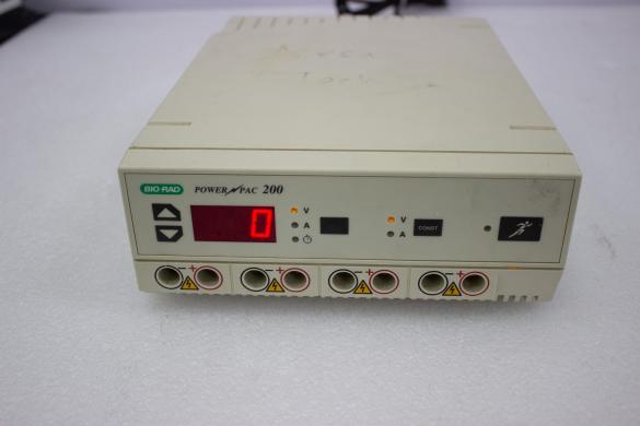 BIO-RAD PowerPac 200 Electrophoresis Power Supply Max 200V 2000mA Adjustable Current-cover