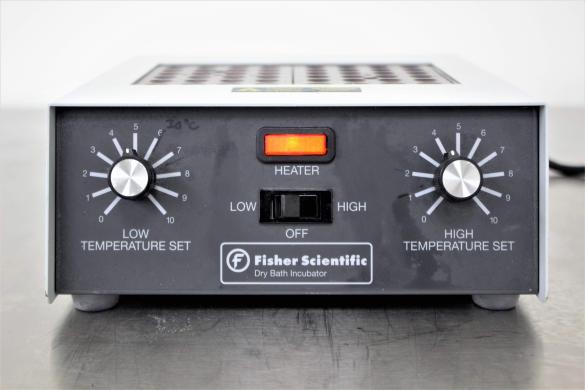 Fisher Scientific Dry Bath Incubator Model 802N0225 with Temperature Control 5°C to 130°C-cover