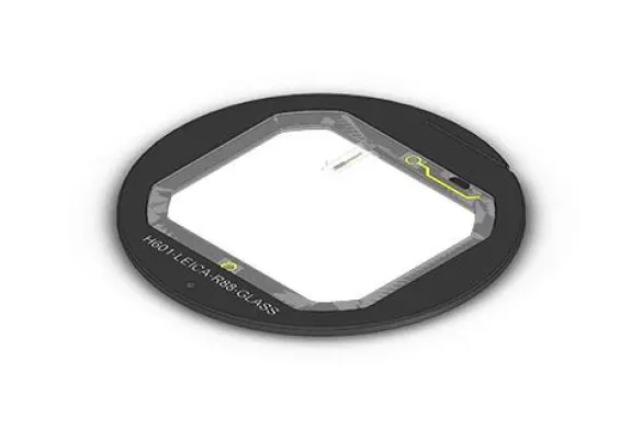 Okolab H601-LEICA-R88-GLASS Thermal Plate for Leica Inverted Microscopes with Optional H401 Controllers
